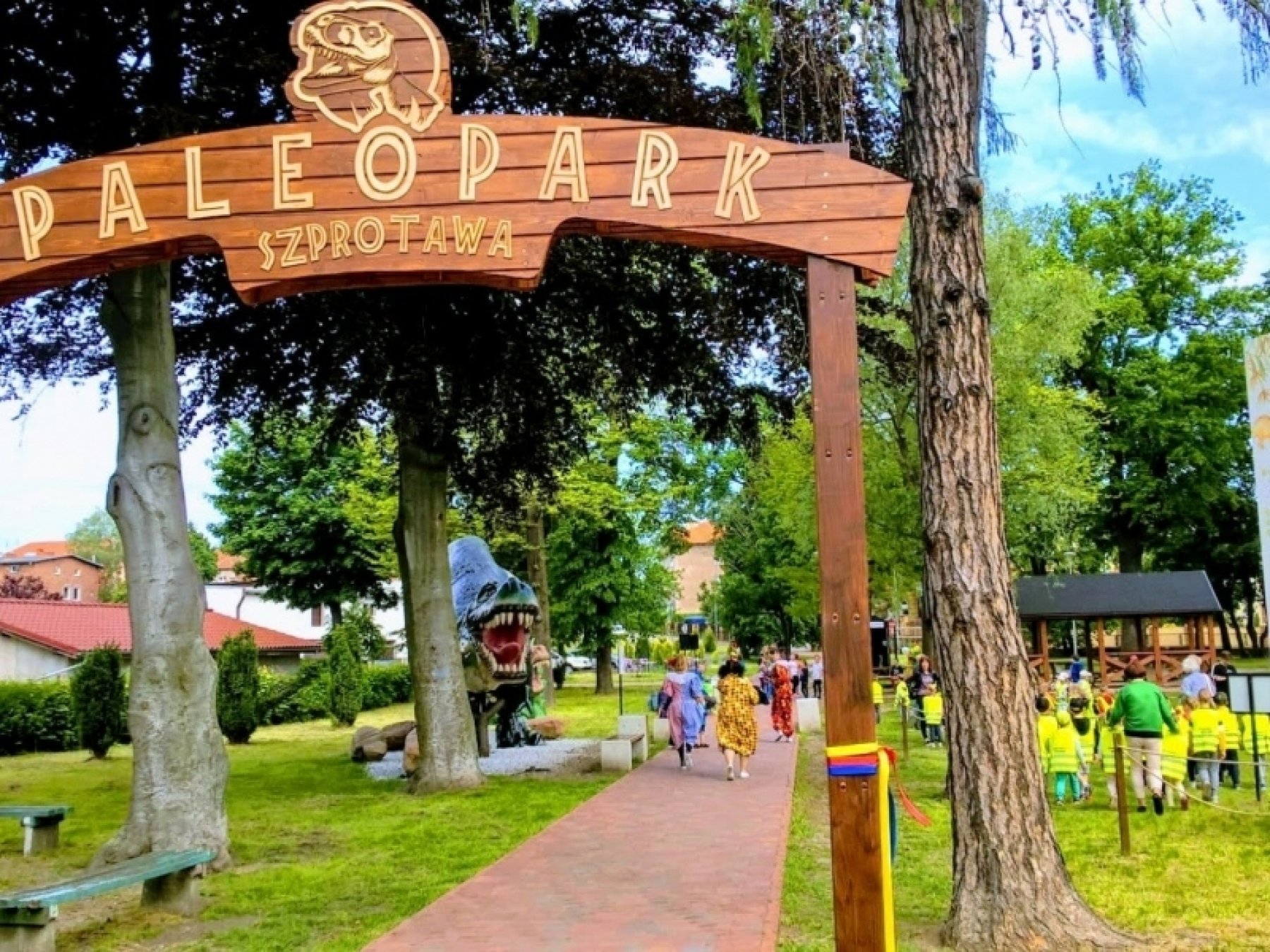 Paleopark Szprotawa - Dinozaur naturalnej wielkości